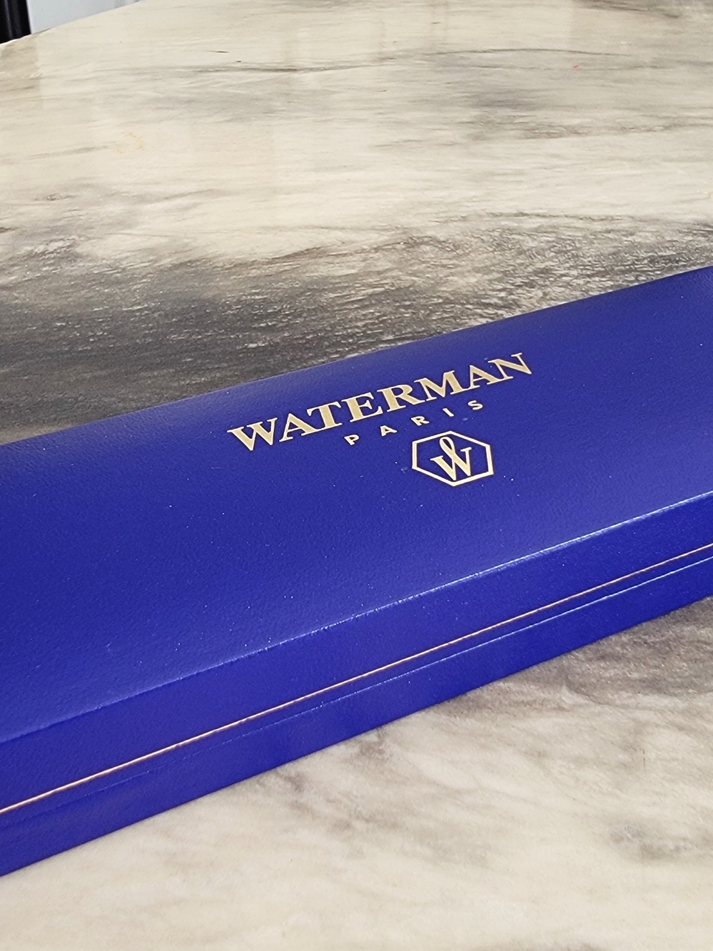 Waterman Paris Ballpoint Pen & Mechanical Pencil Set Black/Golden